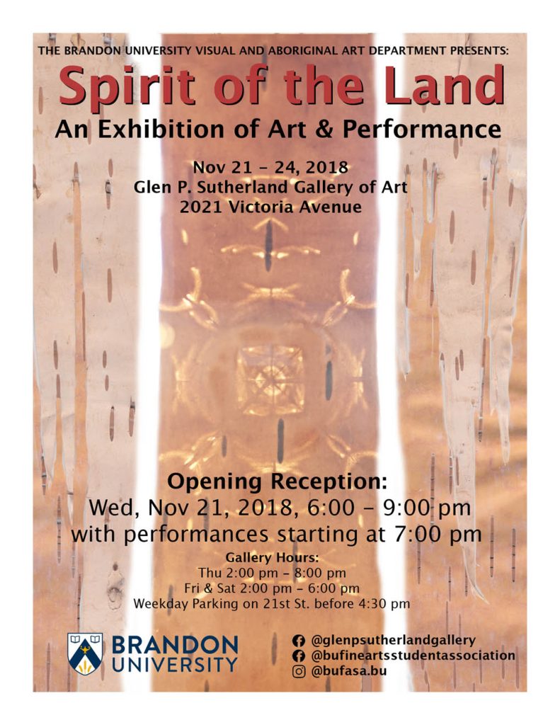 Spirit of the Land exhibition poster