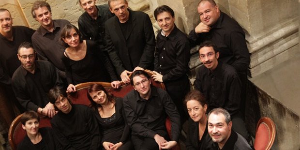 A group of people dressed in black