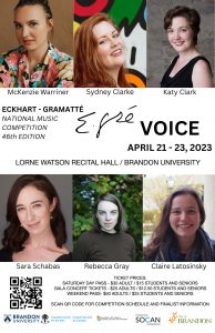E-Gré 2023 Voice Competition poster