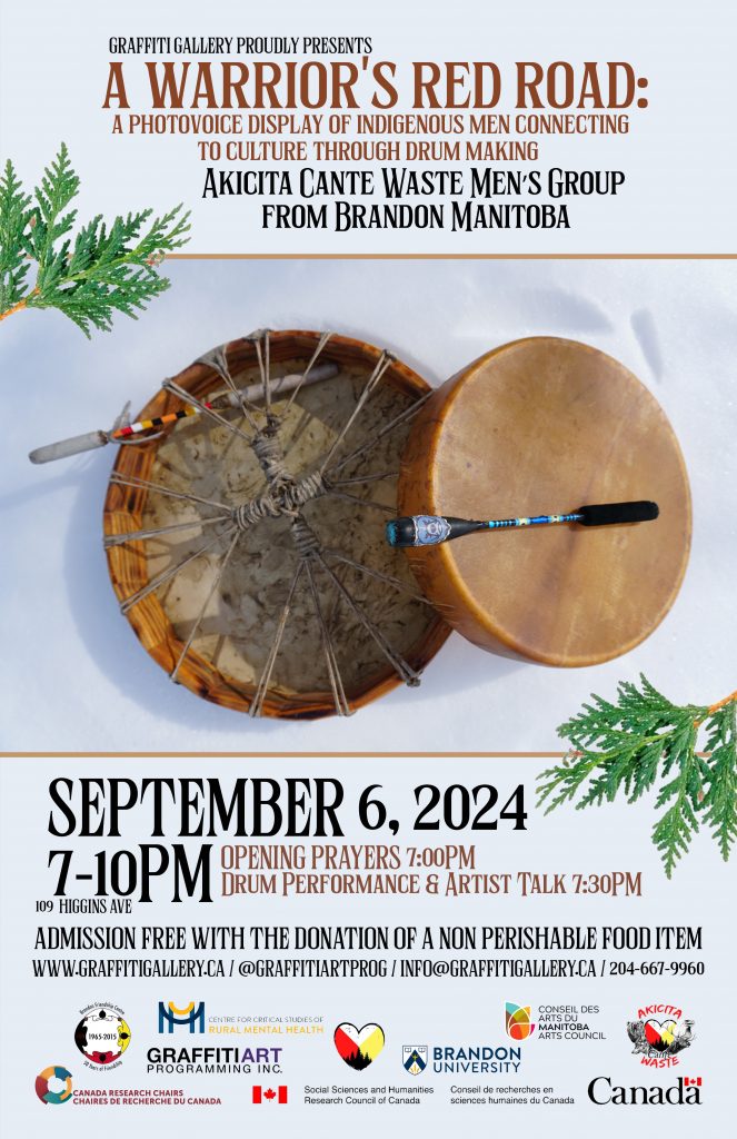 Event poster features image of two drums