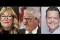 head shots of the three candidates