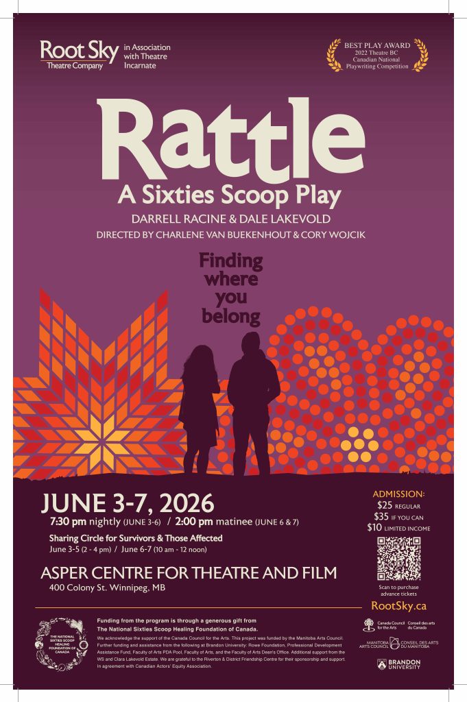 Event poster features the tagline "Finding where you belong." The silhouettes of two people are seen on a purple background with beaded star and flower patterns behind them