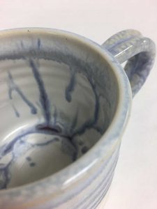 Pottery mug - close up